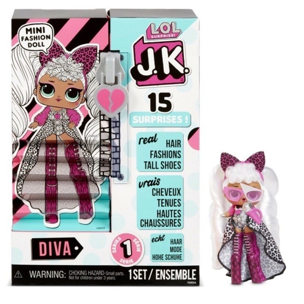 2020 L.O.L. LOL Surprise! JK DIVA Mini Fashion Doll LOL Series 1 New Sealed